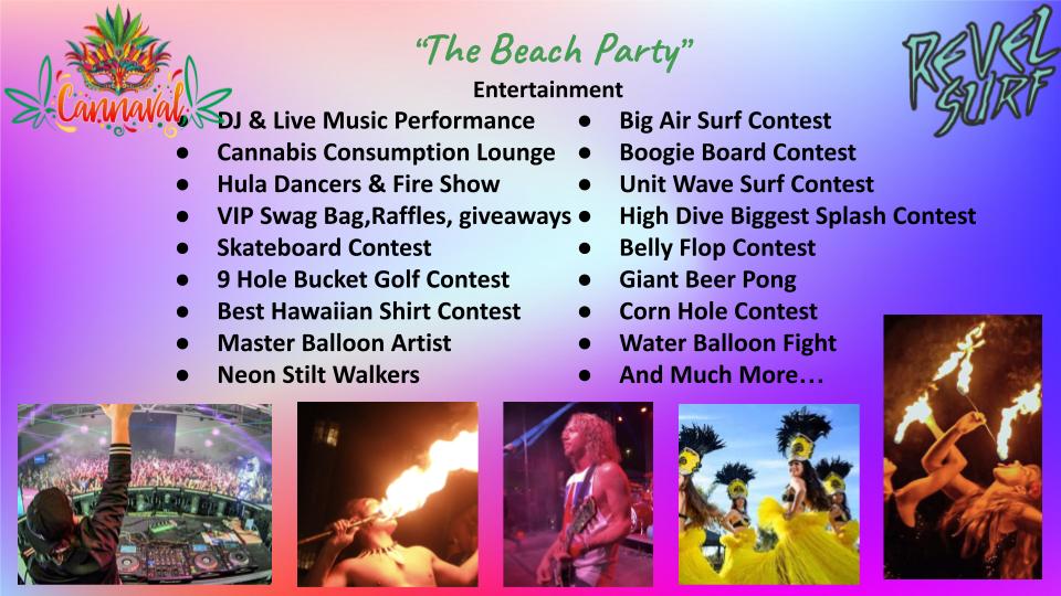 Cannaval Presents _The Beach Party_ Sponsorship Deck